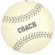 Of Wall Things: Autograph this Baseball shaped bulletin board with black laces for the coach