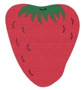 Of Wall Things: Strawberry shaped Bulletin Board